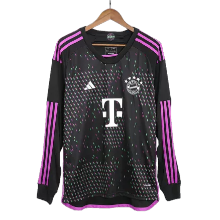 Bayern Munich Long Sleeve Jersey Custom Away Soccer Jersey 2023/24 - bestsoccerstore