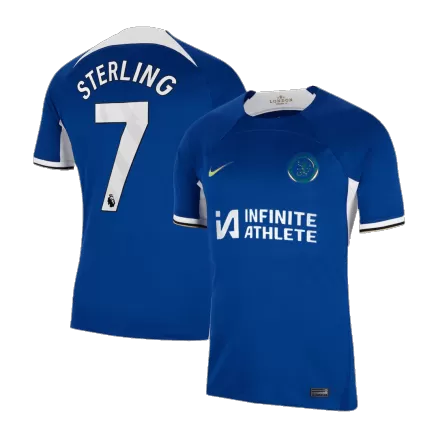 Chelsea Jersey Custom STERLING #7 Soccer Jersey Home 2023/24 - bestsoccerstore