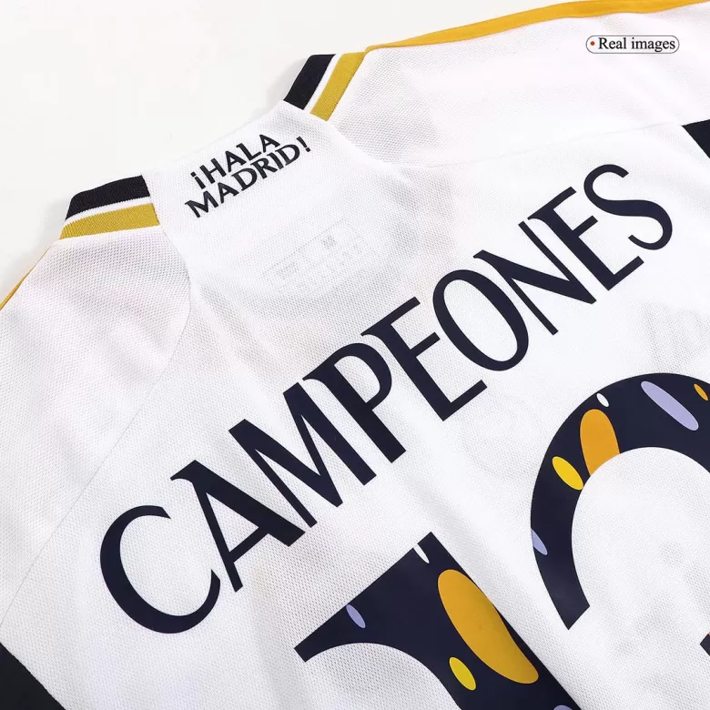 Real Madrid Jersey Custom CAMPEONES #13 Soccer Jersey Home 2023/24 - bestsoccerstore