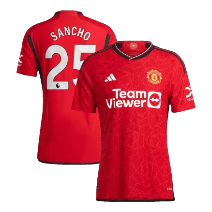 Manchester United Jersey SANCHO #25 Custom Home Soccer Jersey 2023/24 - bestsoccerstore