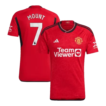 Manchester United Jersey MOUNT #7 Custom Home Soccer Jersey 2023/24 - bestsoccerstore