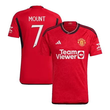 Manchester United Jersey Custom MOUNT #7 Soccer Jersey Home 2023/24 - bestsoccerstore