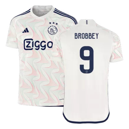 Ajax Jersey BROBBEY #9 Soccer Jersey Away 2023/24 - bestsoccerstore