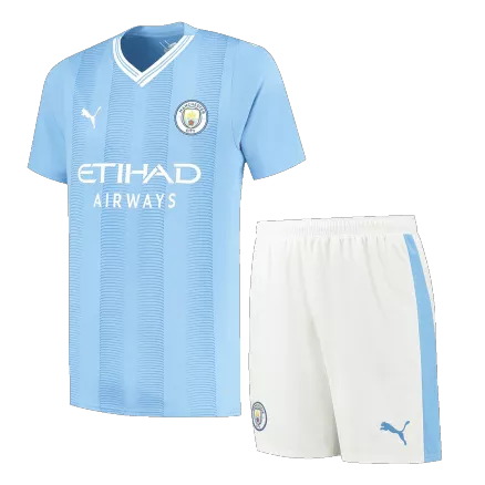 Manchester City Home Soccer Uniform Kits 2023/24 - bestsoccerstore