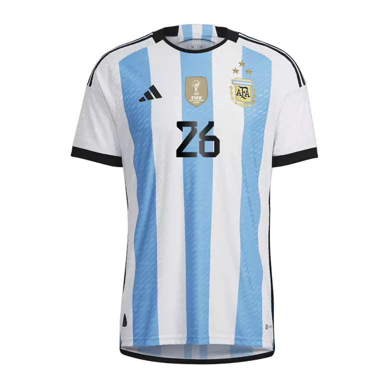 Authentic MOLINA #26 Soccer Jersey Argentina Home Shirt 2022 - bestsoccerstore