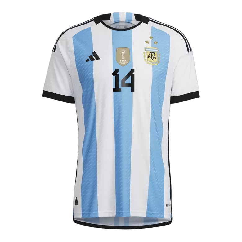 Authentic PALACIOS #14 Soccer Jersey Argentina Home Shirt 2022 - bestsoccerstore