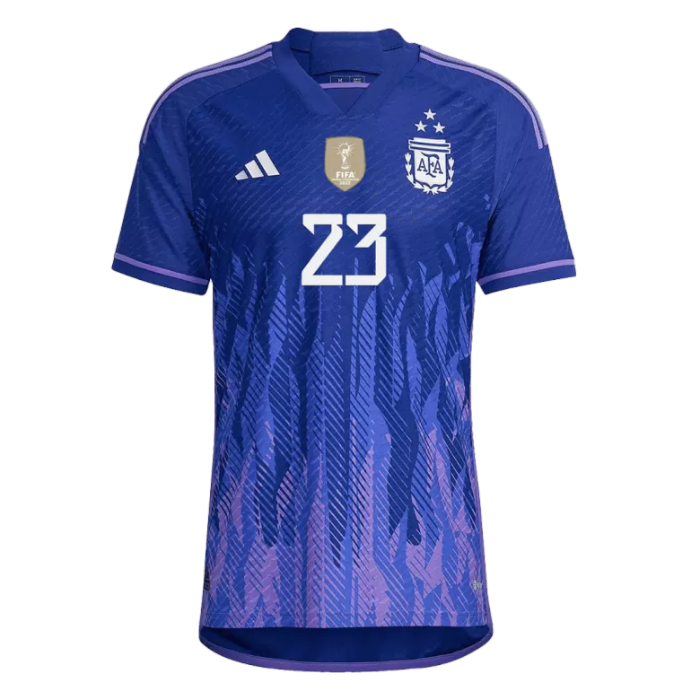 Authentic E. MARTINEZ #23 Soccer Jersey Argentina Away Shirt 2022 - bestsoccerstore