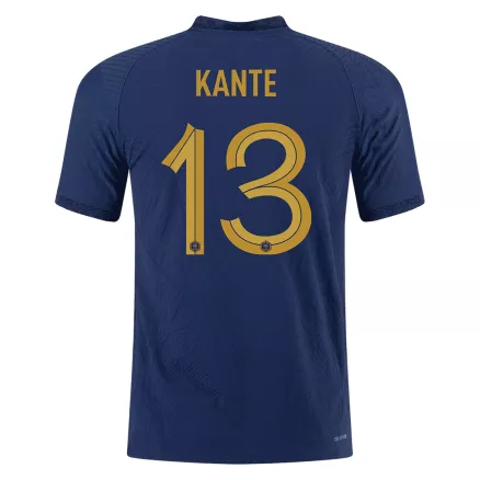 Authentic France Soccer Jersey KANTE #13 Home Shirt 2022 - bestsoccerstore
