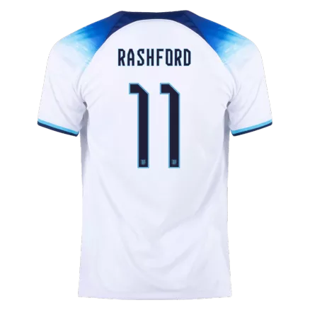 England Jersey Custom RASHFORD #11 Soccer Jersey Home 2022 - bestsoccerstore