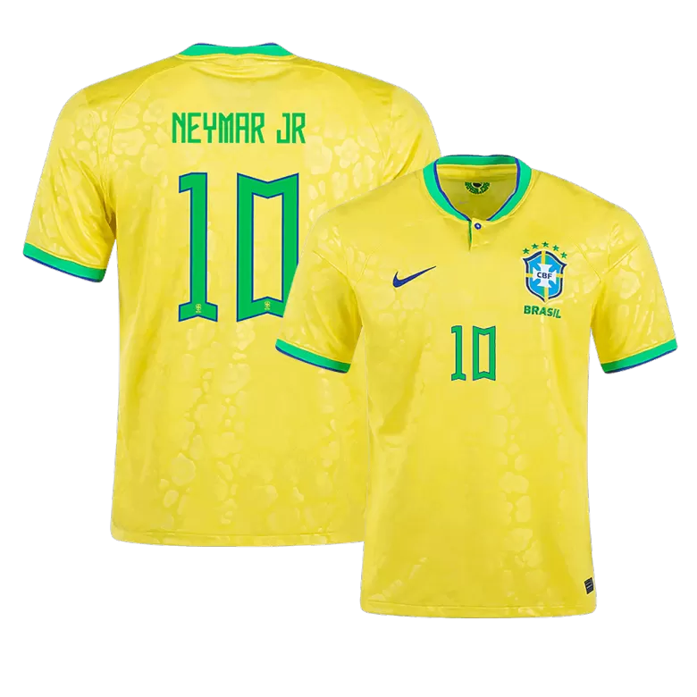 Neymar Jr #10 Brazil National Team Football Kits Soccer Jersey