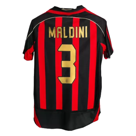 MALDINI #3 AC Milan Retro Jersey Home Soccer Shirt 2006/07 - bestsoccerstore