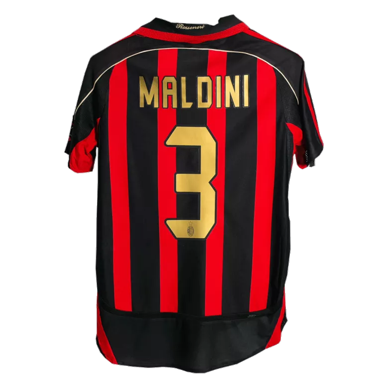 MALDINI #3 AC Milan Soccer Jersey Home Custom Shirt 2006/07 - bestsoccerstore