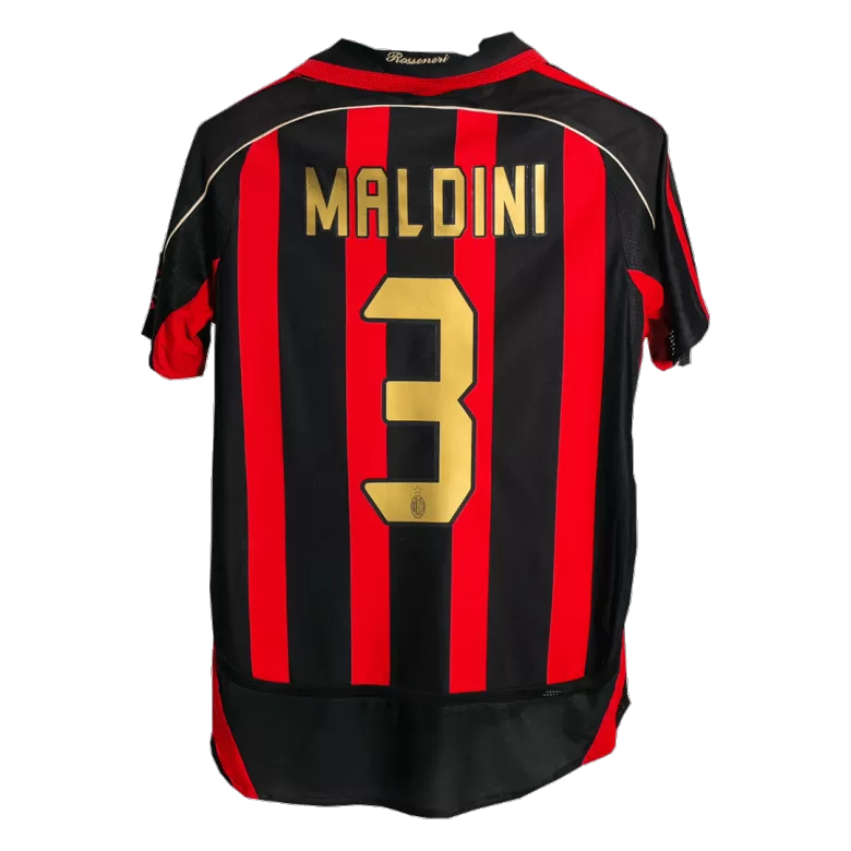 MALDINI #3 AC Milan Retro Jersey Home Soccer Shirt 2006/07 - bestsoccerstore