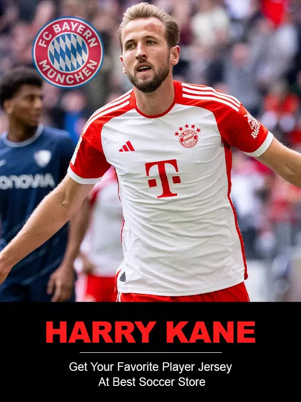 Kane store soccer jersey