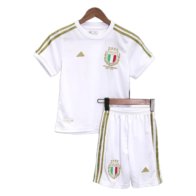 Kid's Italy 125th Anniversary Away Soccer Kits 2023 - bestsoccerstore