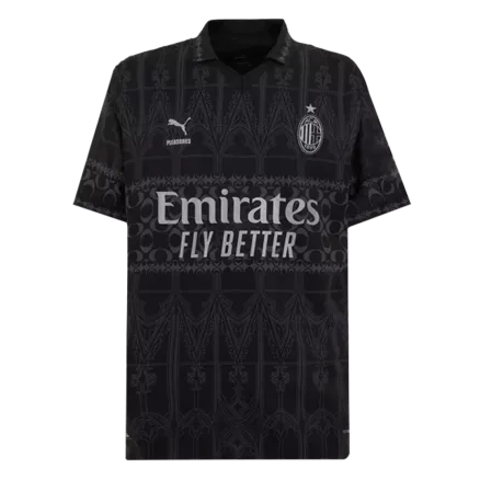 Authentic Soccer Jersey AC Milan X Pleasures Fourth Away Shirt 2023/24 - bestsoccerstore