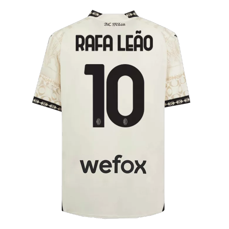 RAFA LEÃO #10 AC Milan X Pleasures Soccer Jersey Fourth Away Custom Shirt 2023/24 - bestsoccerstore