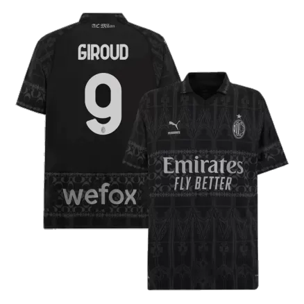 GIROUD #9 AC Milan X Pleasures Soccer Jersey Fourth Away Custom Shirt 2023/24 - bestsoccerstore