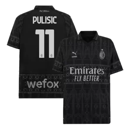 PULISIC #11 AC Milan Soccer Jersey Fourth Away Custom Shirt 2023/24 - bestsoccerstore