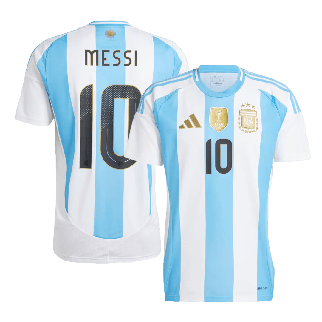 MESSI #10 Argentina Soccer Jersey Home Custom Shirt - bestsoccerstore