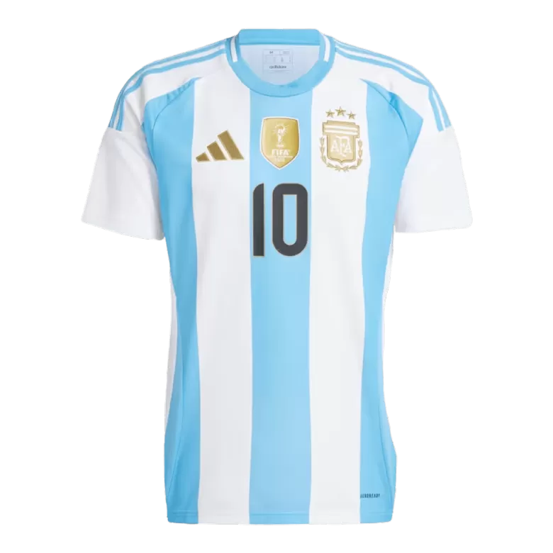 MESSI #10 Argentina Soccer Jersey Home Custom Shirt 2024 - bestsoccerstore