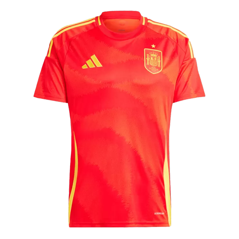 Spain Jersey Custom Soccer Jersey Home 2024 - bestsoccerstore