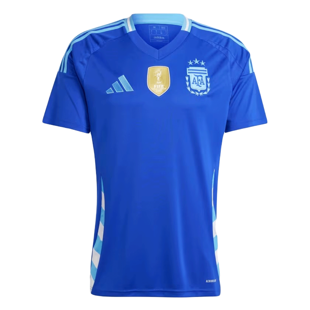 Argentina Away Custom Full Soccer Kit - bestsoccerstore