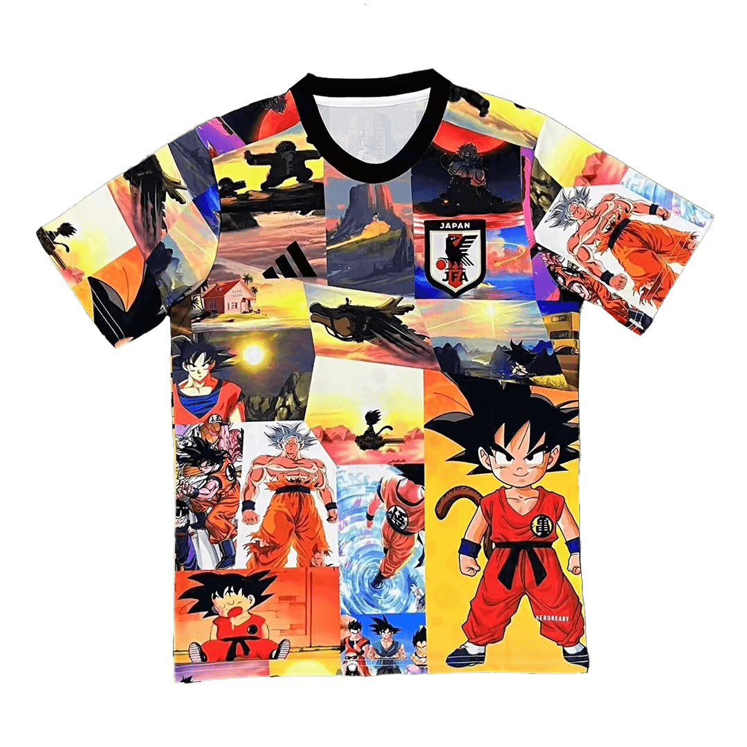 Japan X Dragon Ball Soccer Jersey Shirt - bestsoccerstore