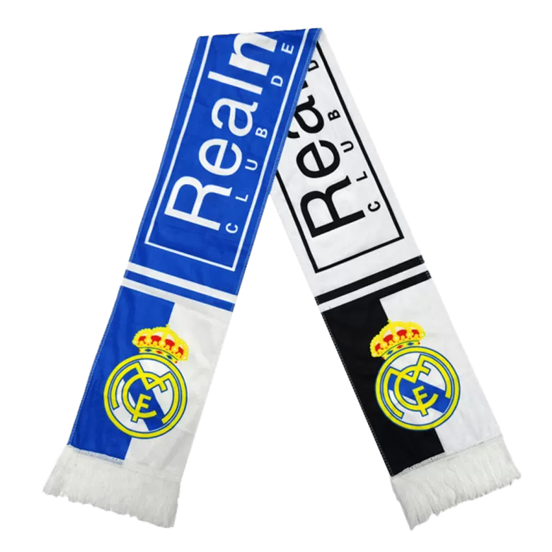 Real Madrid Soccer Scarf Blue&White - bestsoccerstore