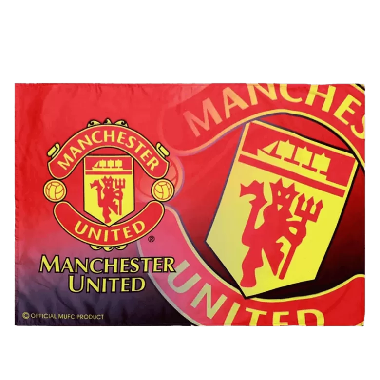 Manchester United Team Flag Red - bestsoccerstore