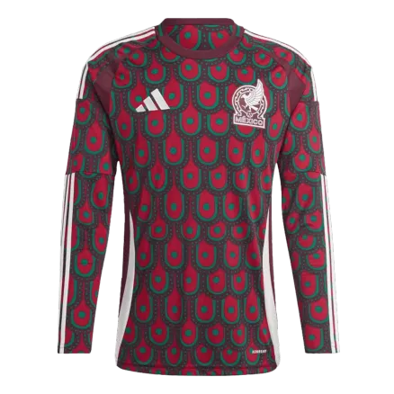 Mexico Copa América Long Sleeve Jersey Home Football Shirt 2024 - bestsoccerstore