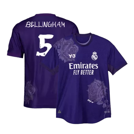 Authentic BELLINGHAM #5 Soccer Jersey Real Madrid Fourth Away Shirt 2023/24 - bestsoccerstore