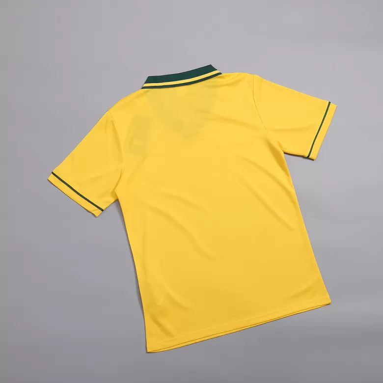 Brazil Jersey Custom Home Soccer Jersey 1993/94 - bestsoccerstore