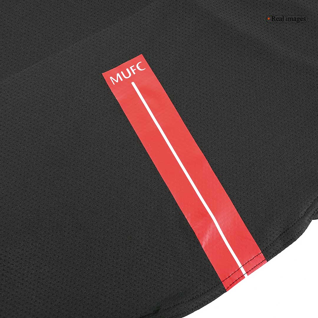 RONALDO #7 Manchester United Retro Jersey Away Long Sleeve Soccer Shirt 2007/08 - bestsoccerstore