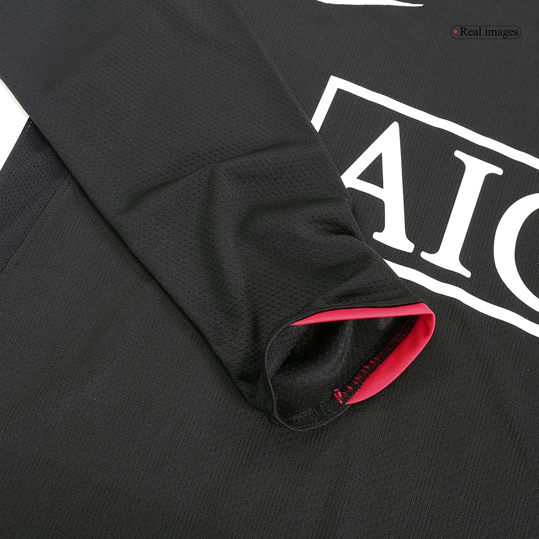 RONALDO #7 Manchester United Retro Jersey Away Long Sleeve Soccer Shirt 2007/08 - bestsoccerstore