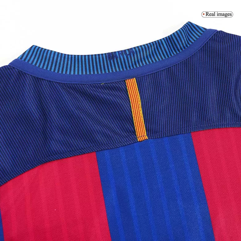 Barcelona Jersey Custom Home Soccer Retro Jersey 2016/17 - bestsoccerstore