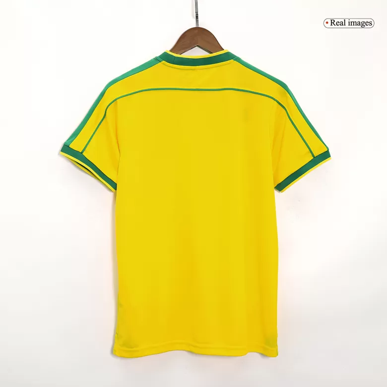 Brazil Jersey Custom Home Soccer Jersey 1998 - bestsoccerstore