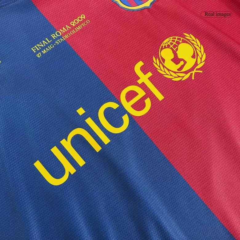 Jersey MESSI #10 Home Retro Soccer Jersey 2008/09 - UCL UCL Final - bestsoccerstore