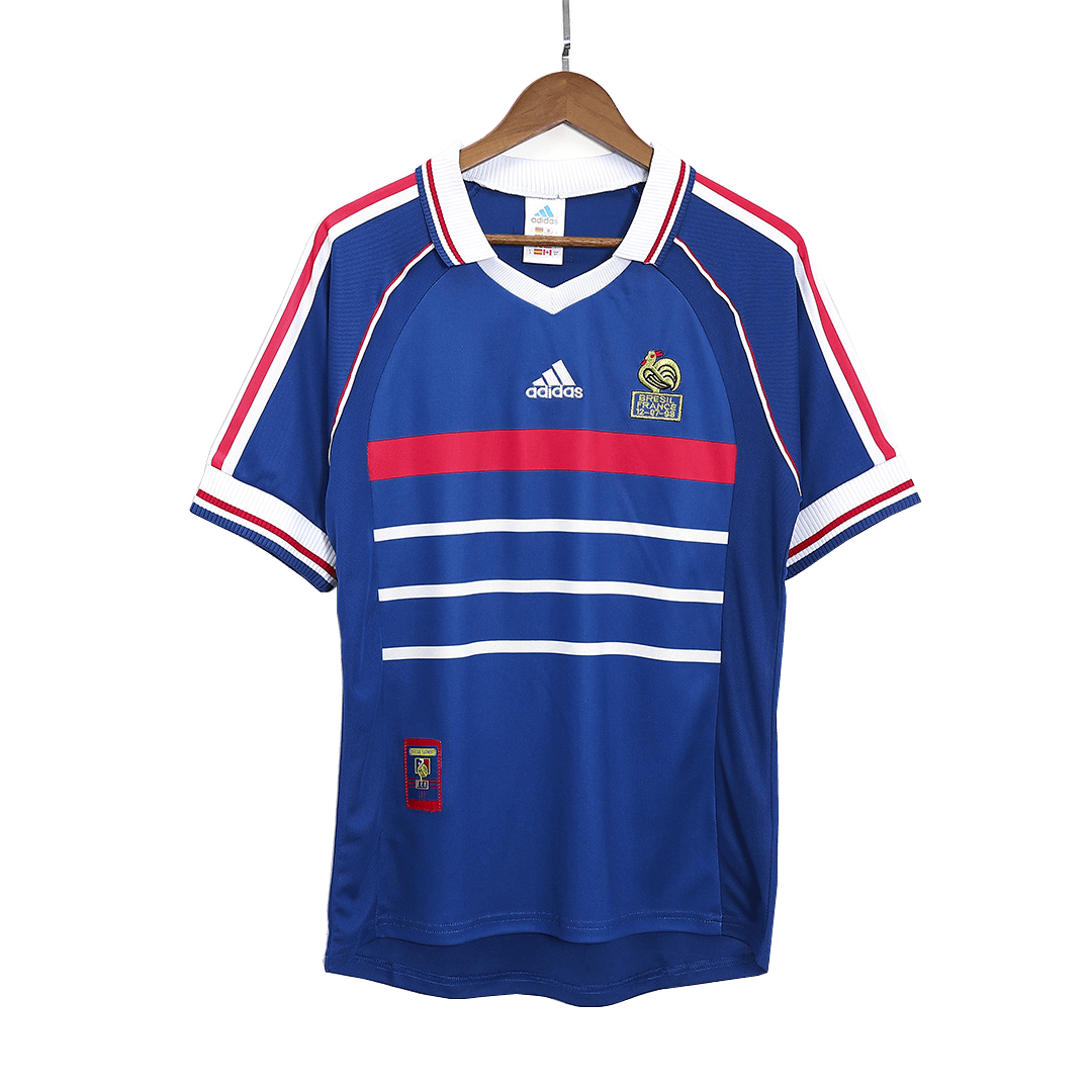 France Jersey Custom Home Soccer Jersey 1998 - bestsoccerstore