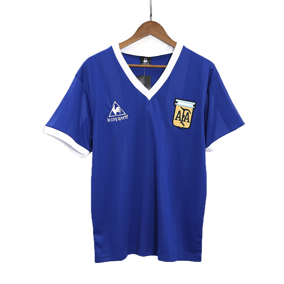 Argentina Retro Jersey Away Soccer Shirt 1986 | Best Soccer Store