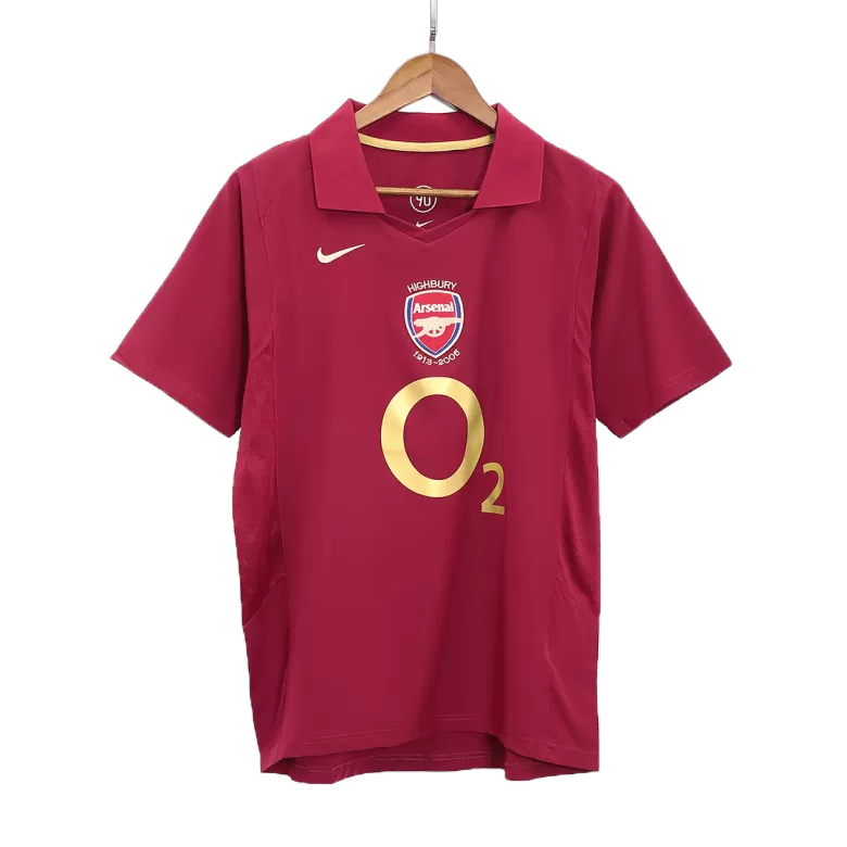 BERGKAMP #10 Arsenal Retro Jersey Home Soccer Shirt 2005/06 - bestsoccerstore