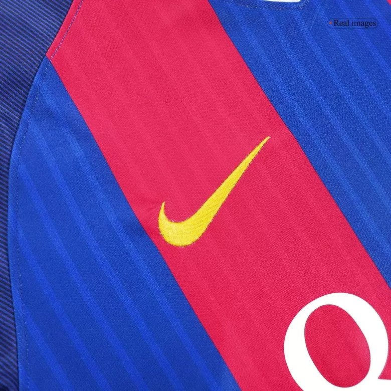  Barcelona Jersey Custom Home Soccer Retro Jersey 2016/17 - bestsoccerstore