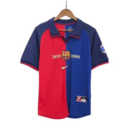Barcelona Retro Jersey Home Soccer Shirt 1999/00 - bestsoccerstore