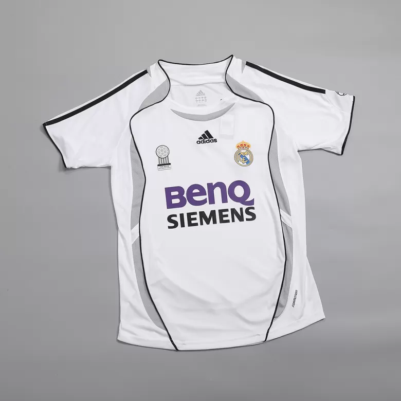 Real Madrid Retro Jersey Home Soccer Shirt 2006/07 - bestsoccerstore