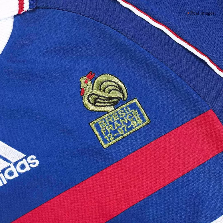 France Jersey Custom Home Soccer Jersey 1998 - bestsoccerstore