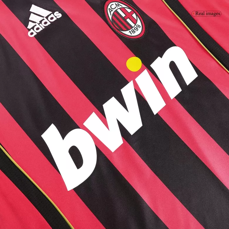 AC Milan Jersey Custom Home Soccer Jersey 2006/07 - bestsoccerstore