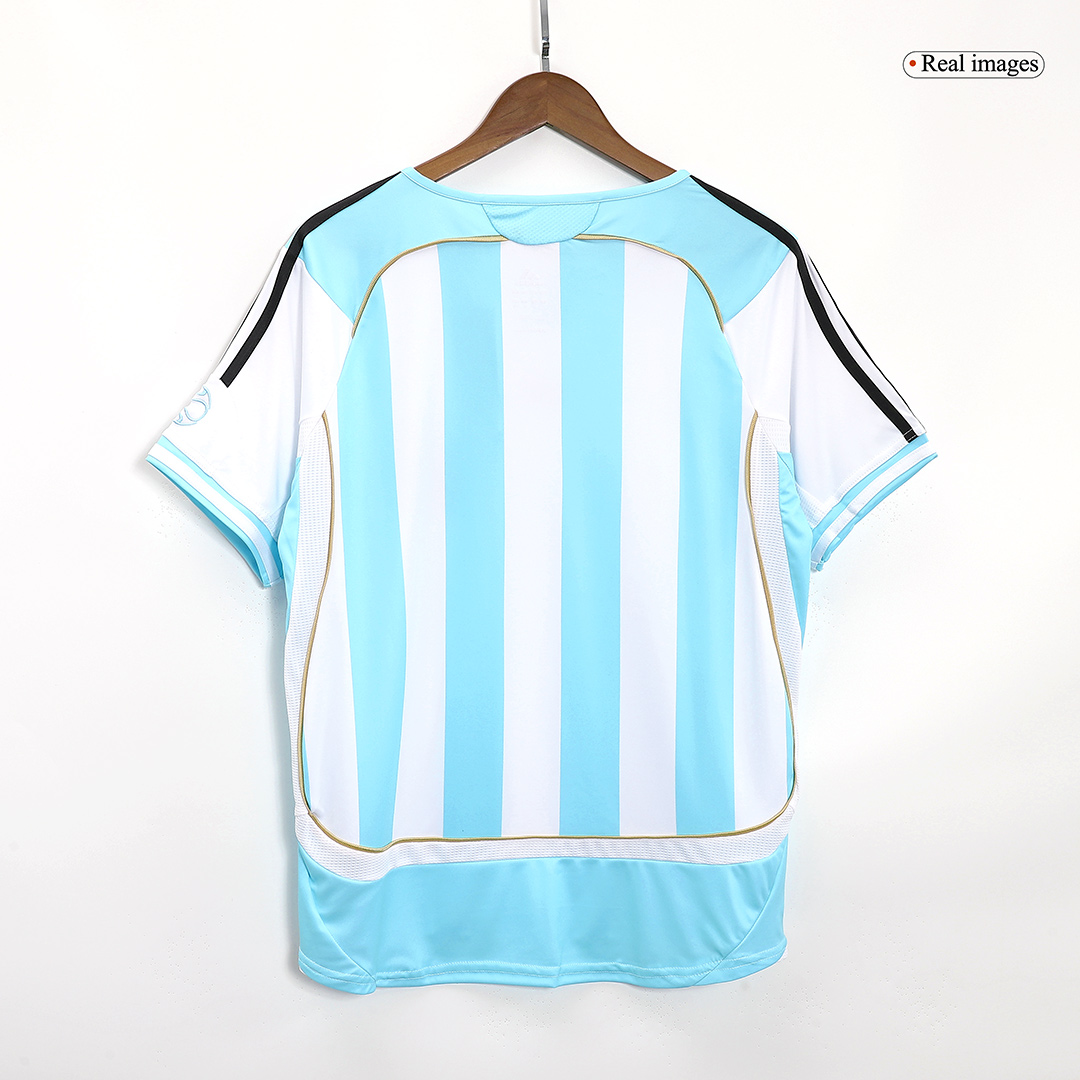 Argentina Jersey Custom Home Soccer Jersey 2006 - bestsoccerstore