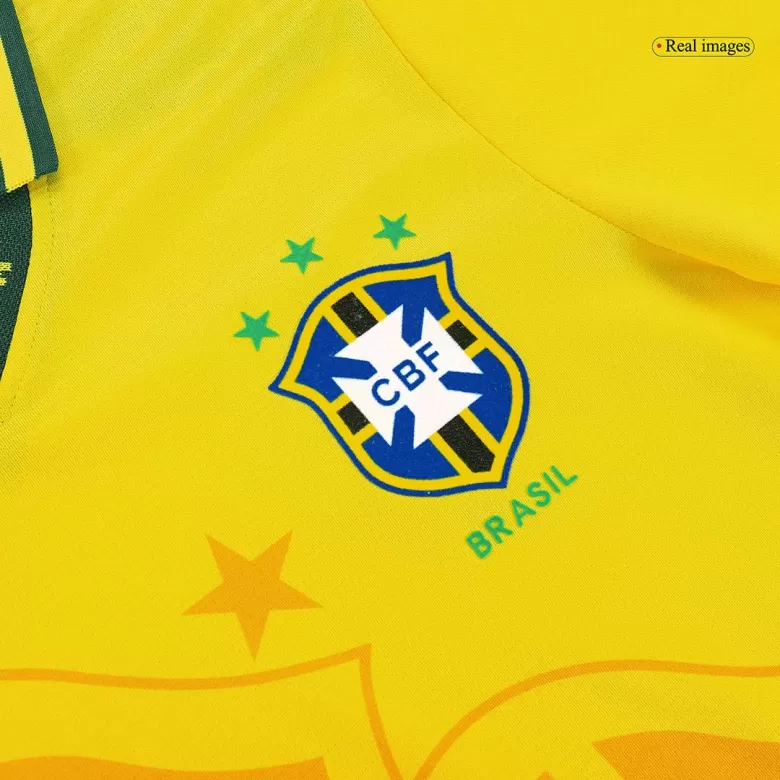 Brazil Jersey Custom Home Soccer Jersey 1993/94 - bestsoccerstore