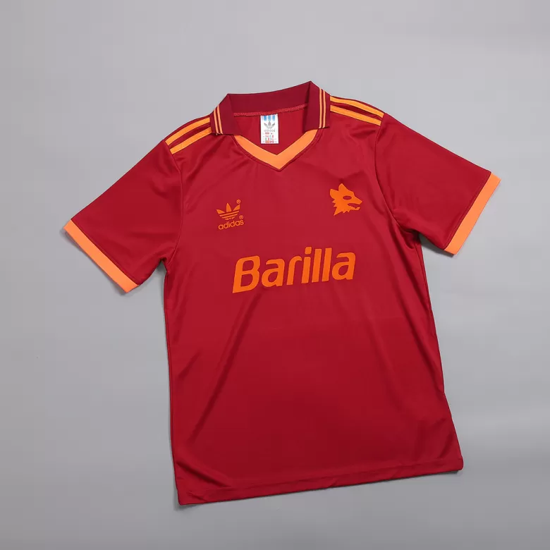 Roma Retro Jersey Home Soccer Shirt 1992/94 - bestsoccerstore