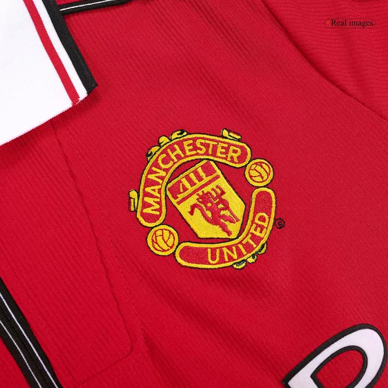 Manchester United Jersey Custom Home Soccer Jersey 98/00 - bestsoccerstore